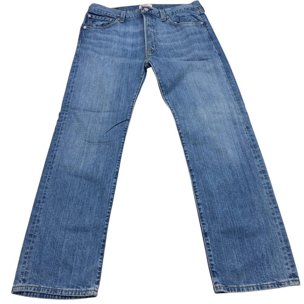 Levis Jeans 501 Original Men’s Denim Button Fly Pants Straight 36 x 30